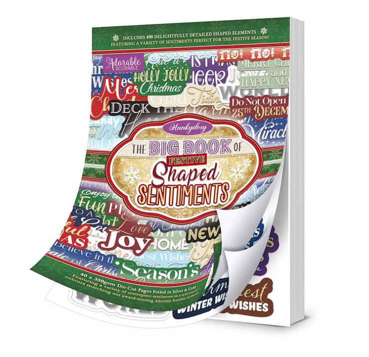 The Big Book of Festive Shaped Sentiments, 490 pieces